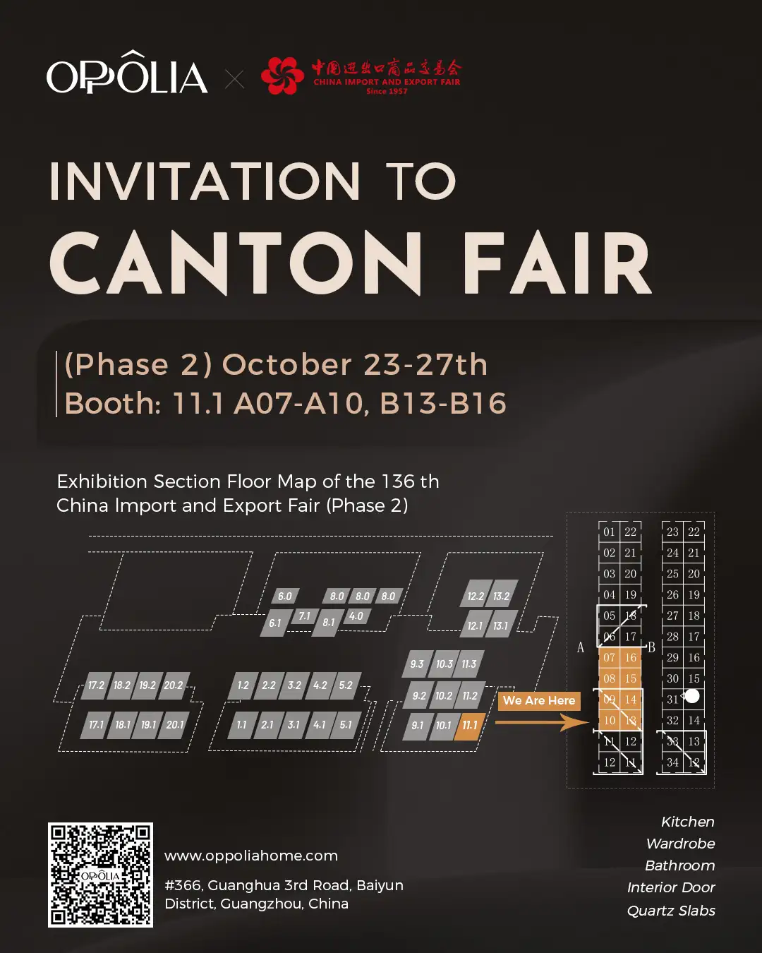oppolia canton fair booth map